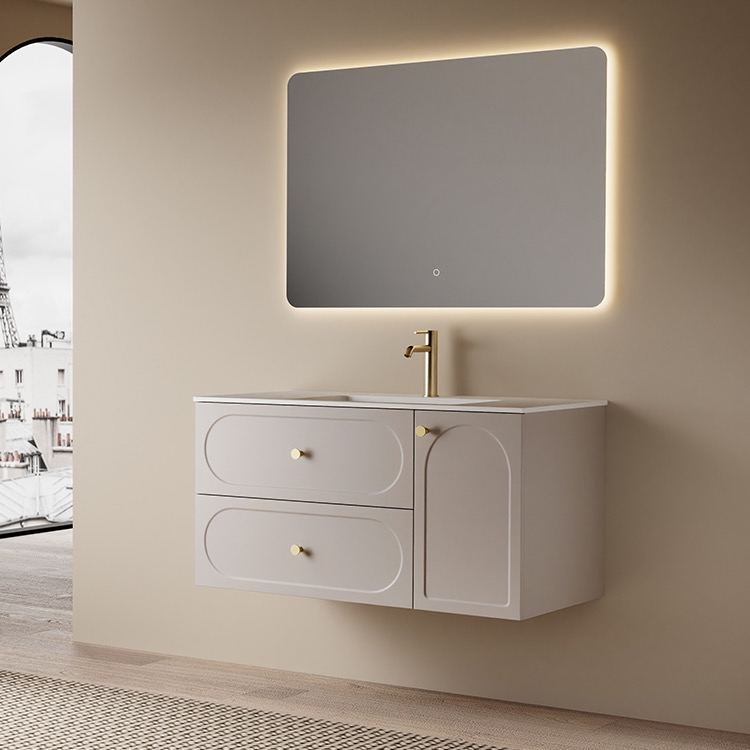 非标定制橡木浴室柜.高端大气 性价比高