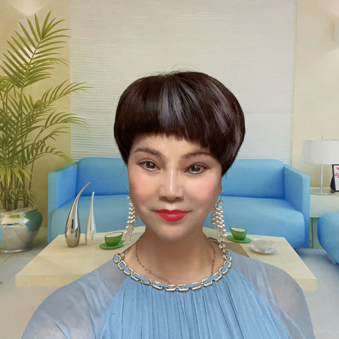 【34号】【女士发片】云鬓改全真人发手工钩织双递针短款蘑菇头发片