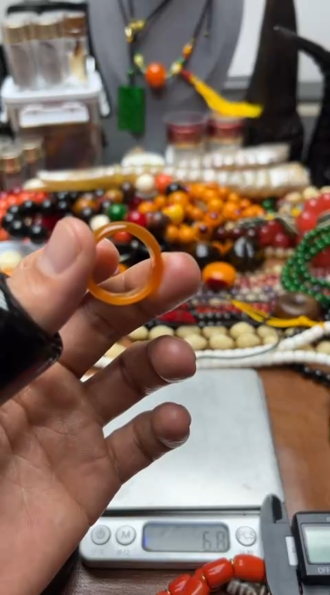 【闪购商品】1根雕壳指环