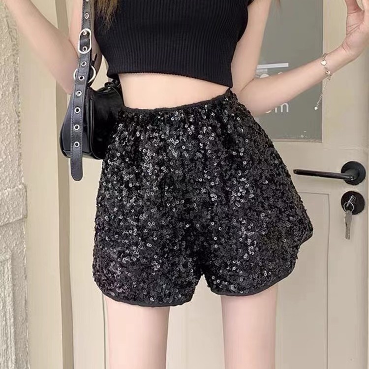【Amy 】网红亮片短裤
