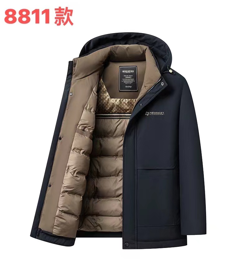 【冬季保暖】男士加厚棉衣中年休闲防风耐磨速热精品爸爸8811