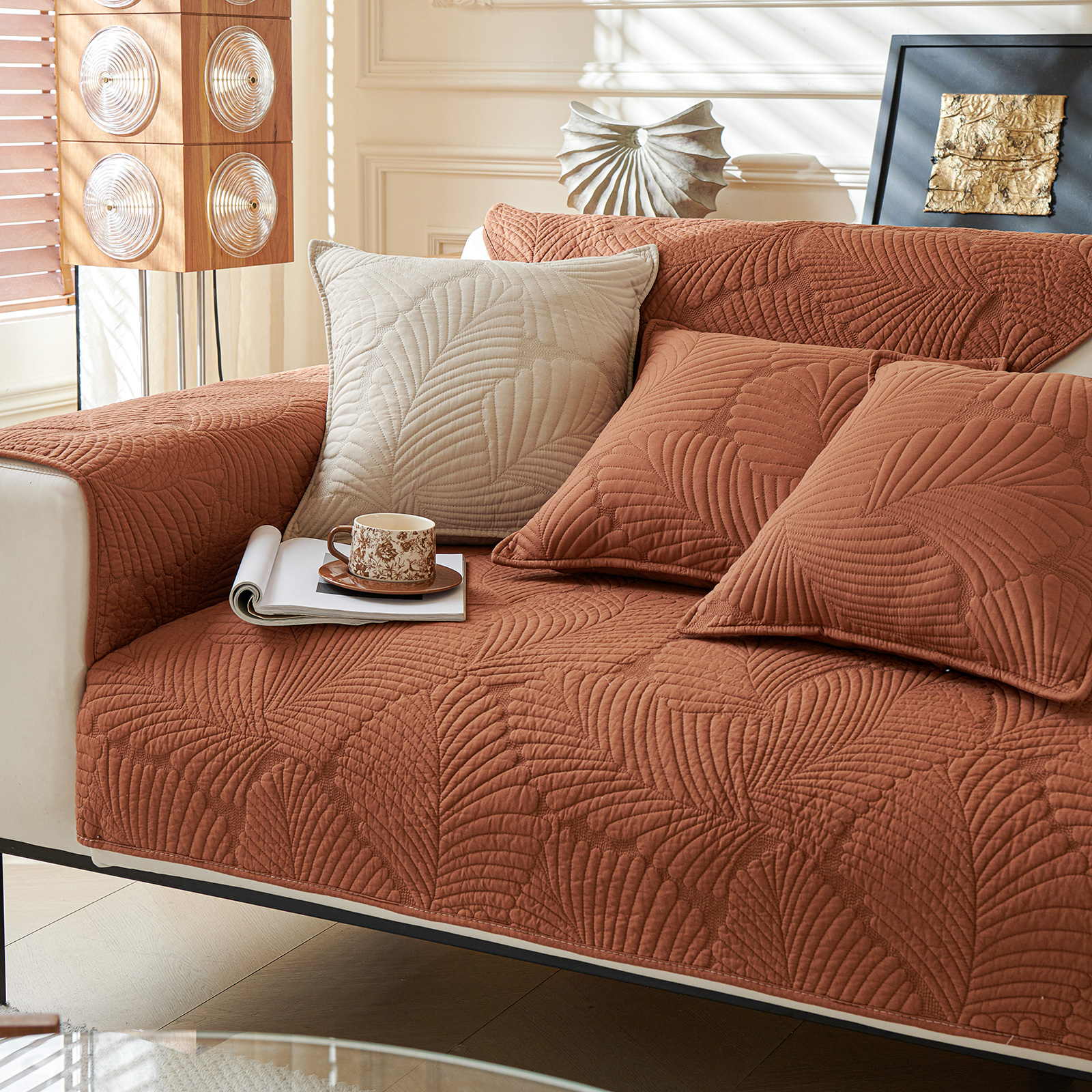 爆款高档沙发垫纯棉四季通用2025新款防滑皮沙发套罩巾坐垫秋冬季