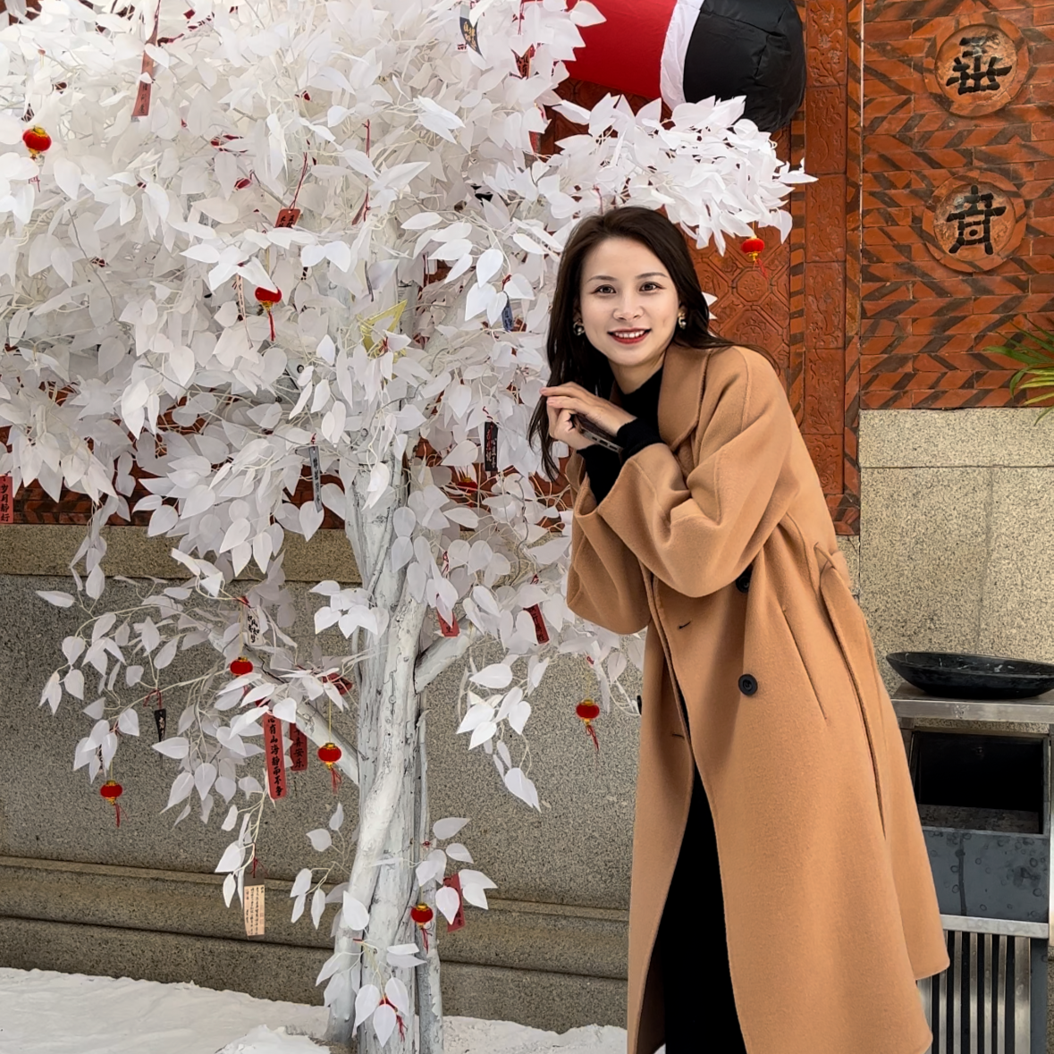 新品特惠【小魔鬼 羊绒大衣】此生必入新款双面羊绒大衣气质      