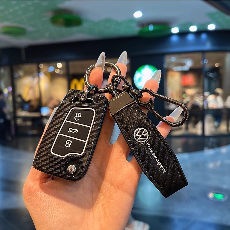 2025款大众速腾钥匙套19/21-23-24款专用宝来朗逸探歌金属扣壳男