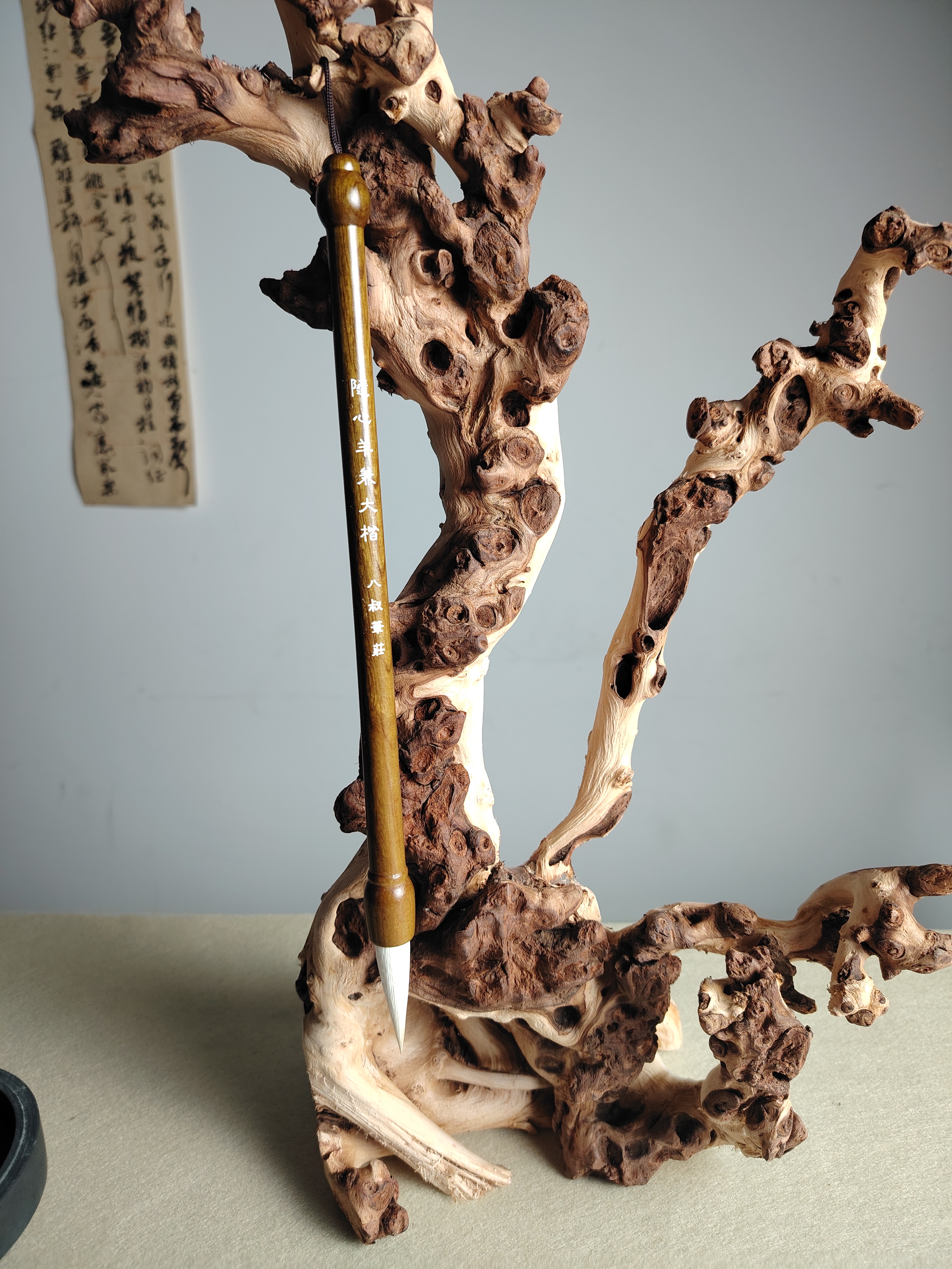 随心，羊兼大楷口径1.0出峰4.1，可写可画【请清水试笔蘸墨不退】