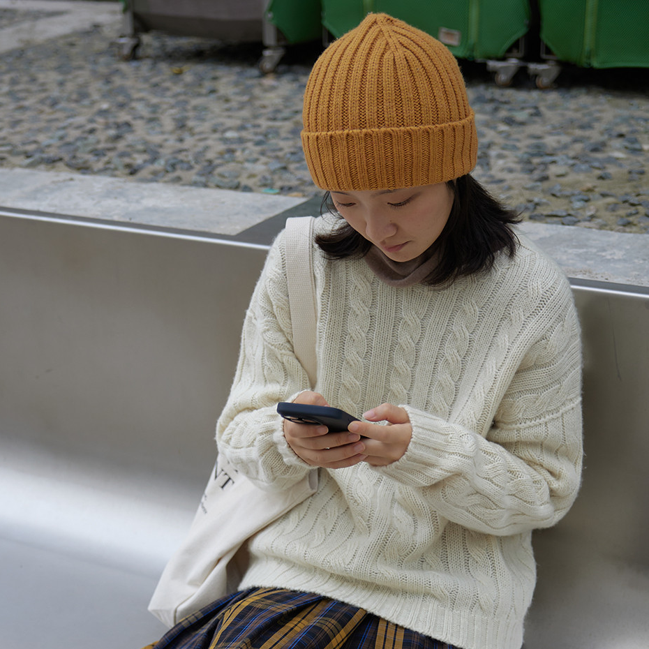 【调色盘绞花毛衣】步履不停复古麻花毛衣克莱因蓝白色百搭红色毛衣