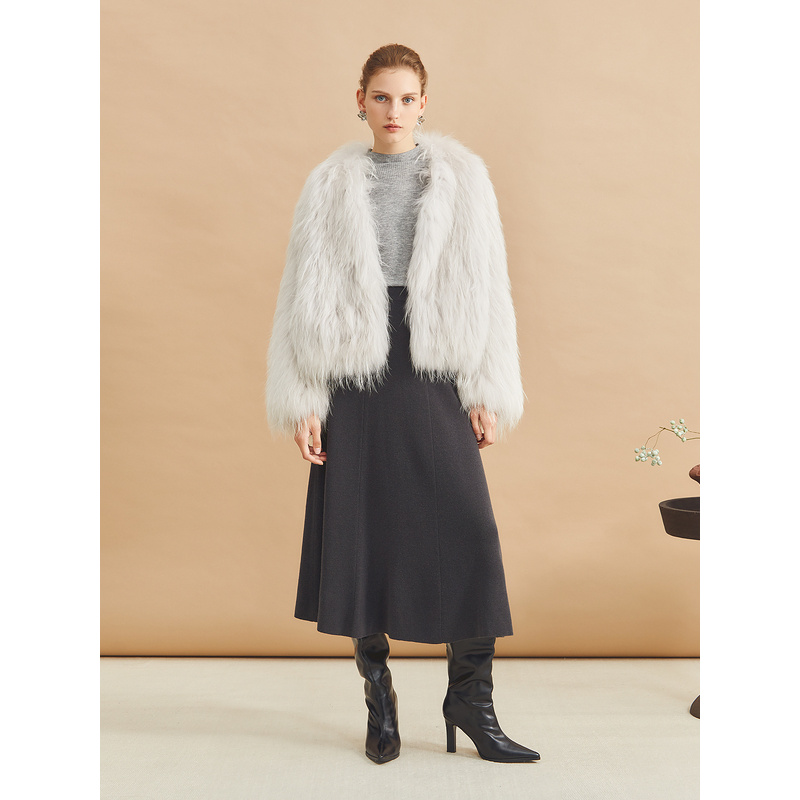 YINER音儿2024冬季新款真皮皮草8C34509160