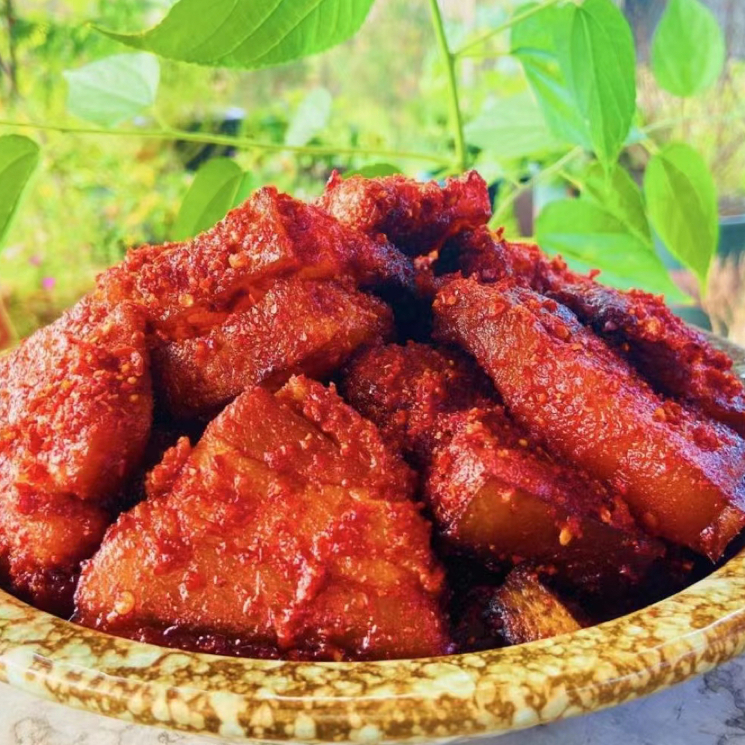 湖南永州家乡传统美食特产 新田扎肉 