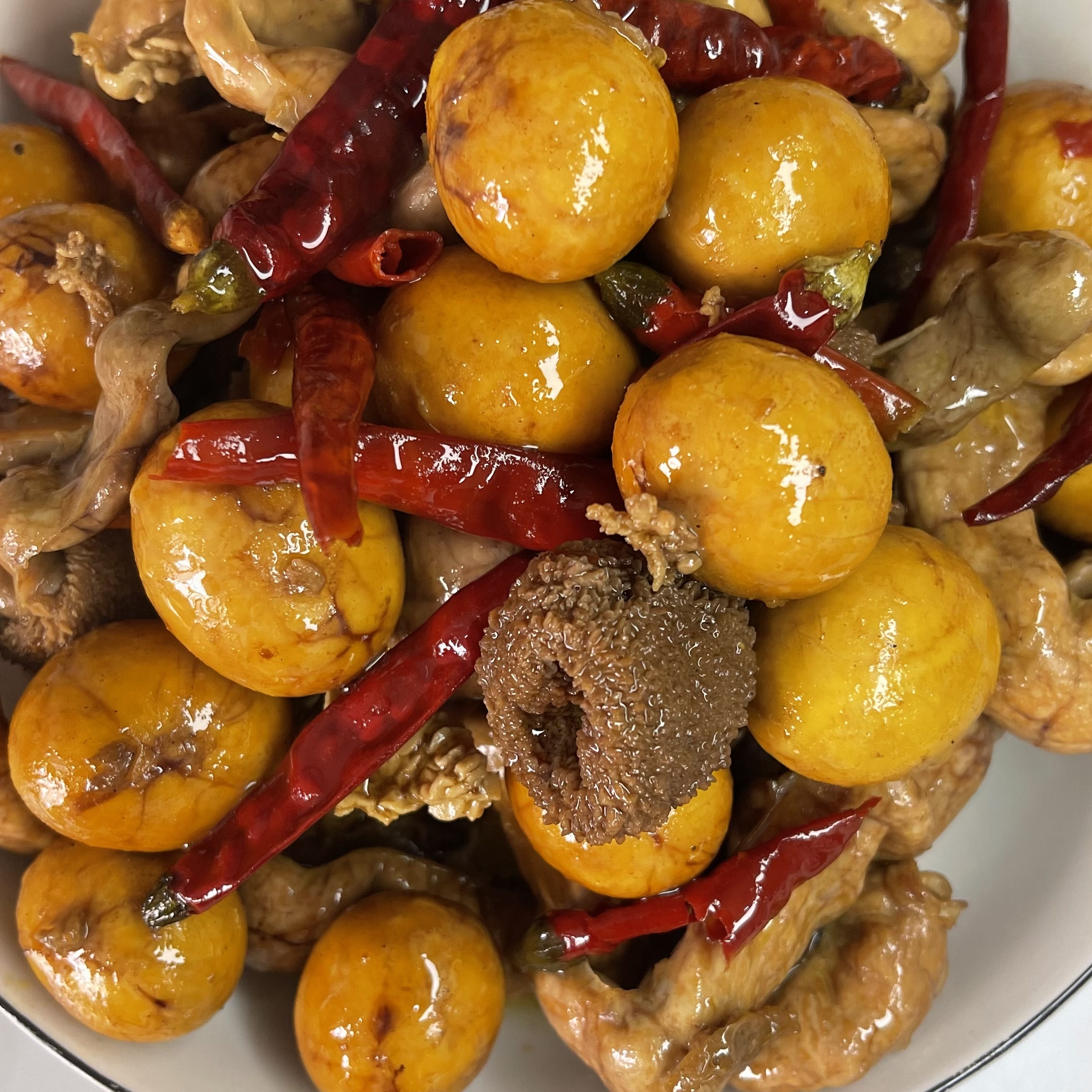 【夏邑县】特色食品包蛋肠2斤麻辣味美食小吃杨丽胡桥麻椒桶子鸡