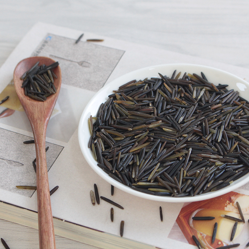 瑞利来甸禾野米进口原料加拿大一号菰米松针米杂粮野生冰湖米520g