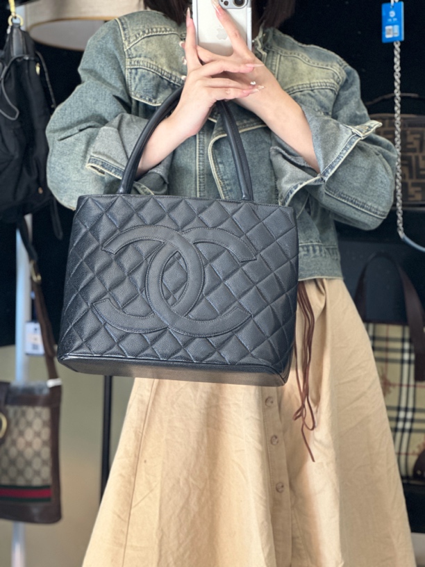 95新 Chanel/香奈儿 希尔顿 手提包/香奈儿/sk527