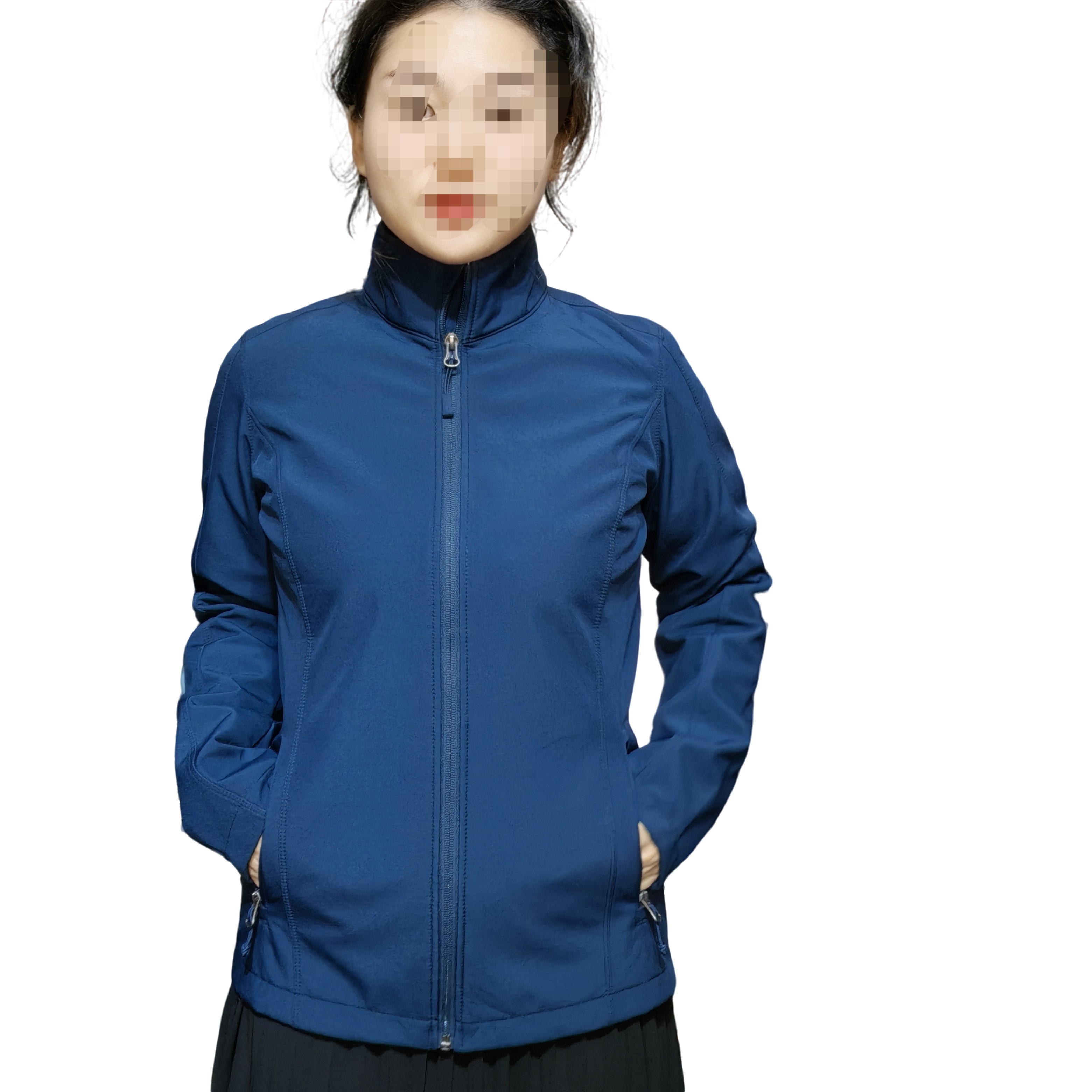 h1潮流小码轻盈软壳冲锋衣防水透气保暖骑行登山露营 女士外套