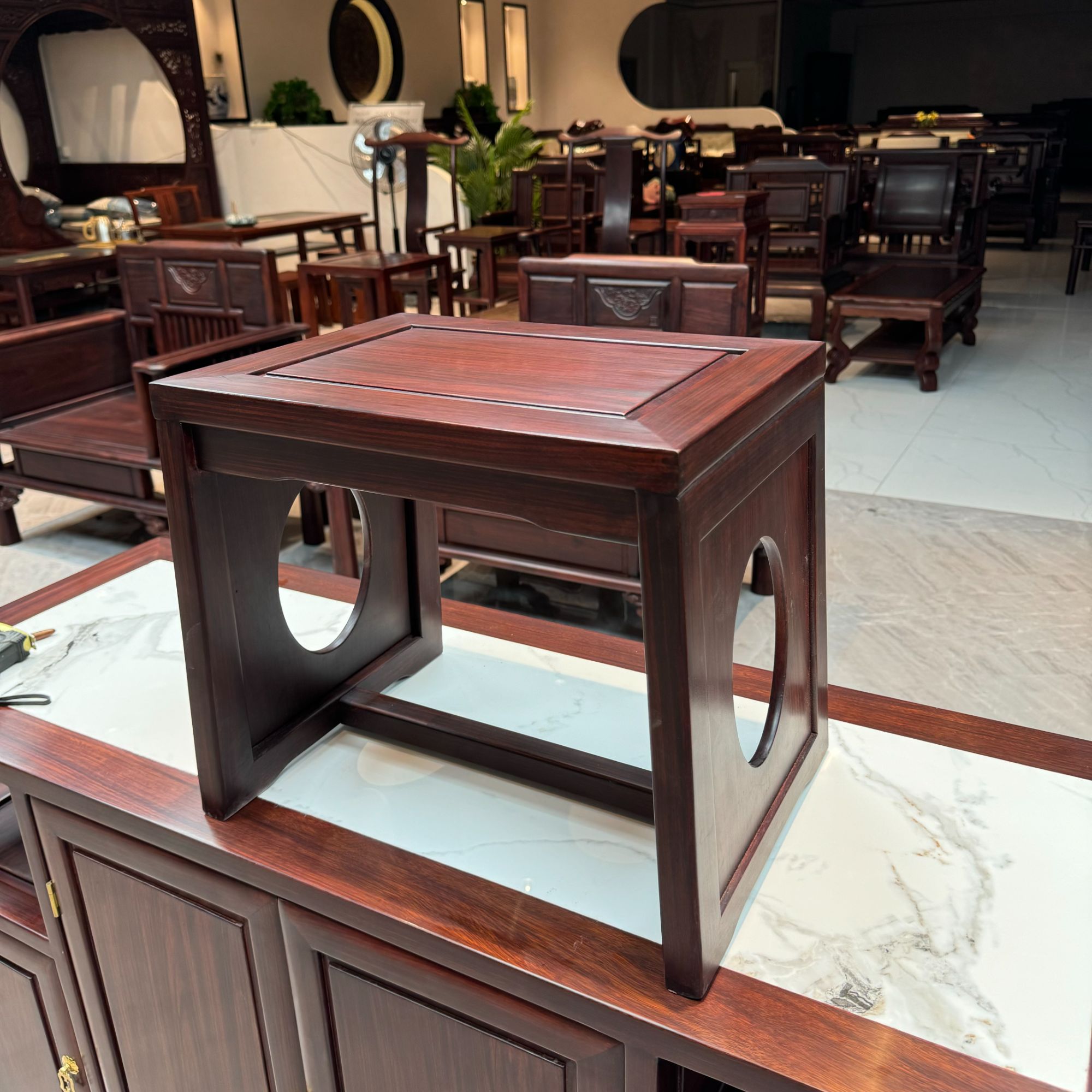 新中式东非酸Z木茶几凳榫卯结构家用换鞋凳书桌凳沙发凳高货