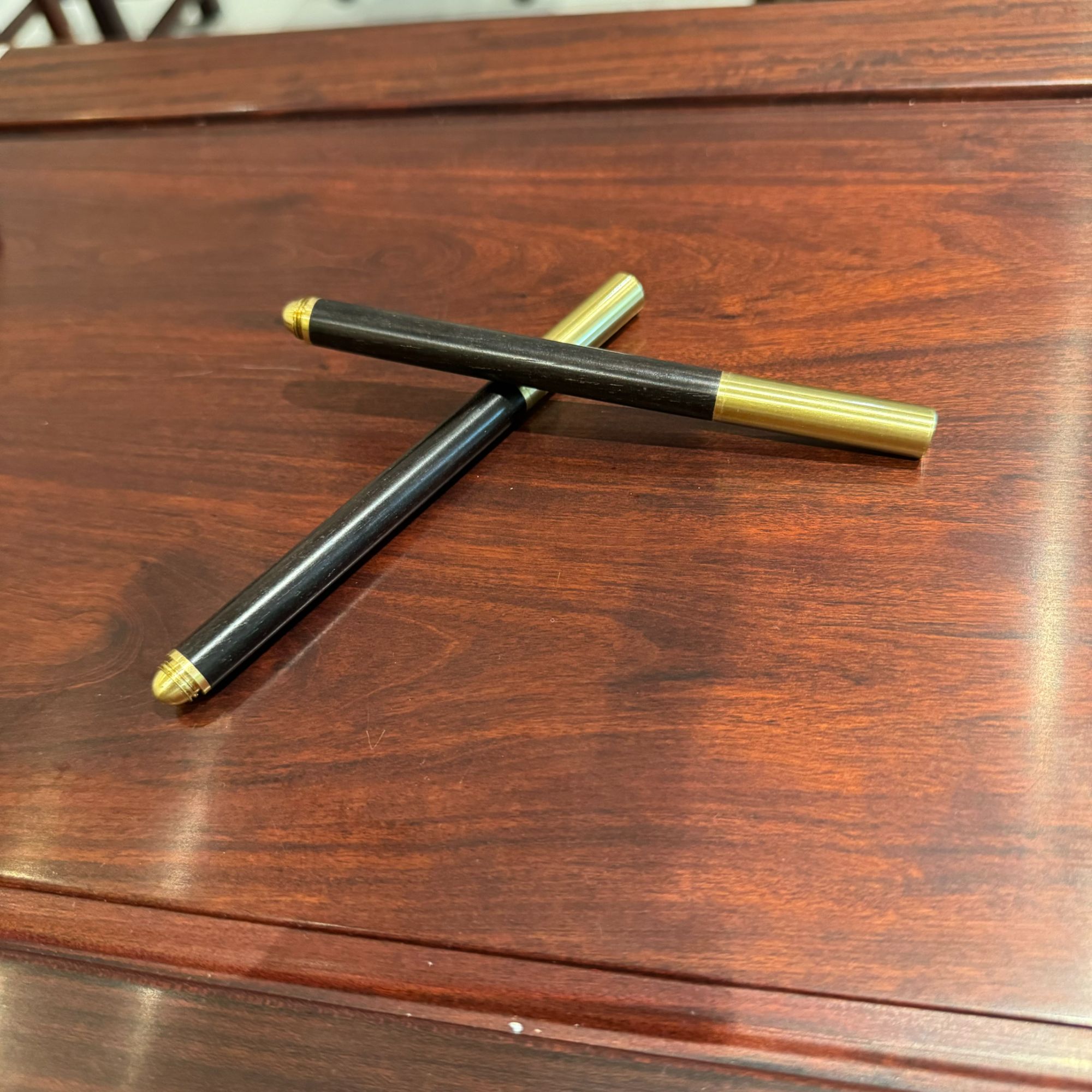 高档紫光檀红木签字笔状元笔书写水笔商用学生用高级大师设计一支