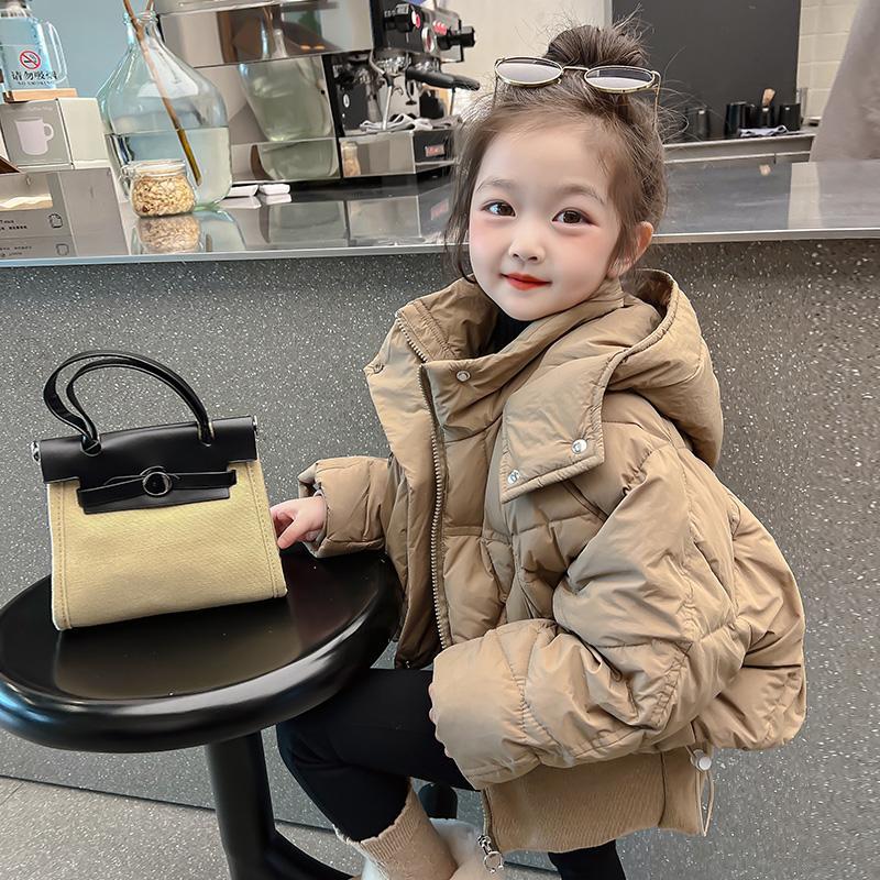 儿童加绒棉女宝宝加厚冬装棉衣2023新款冬季女孩外套女童保暖棉服