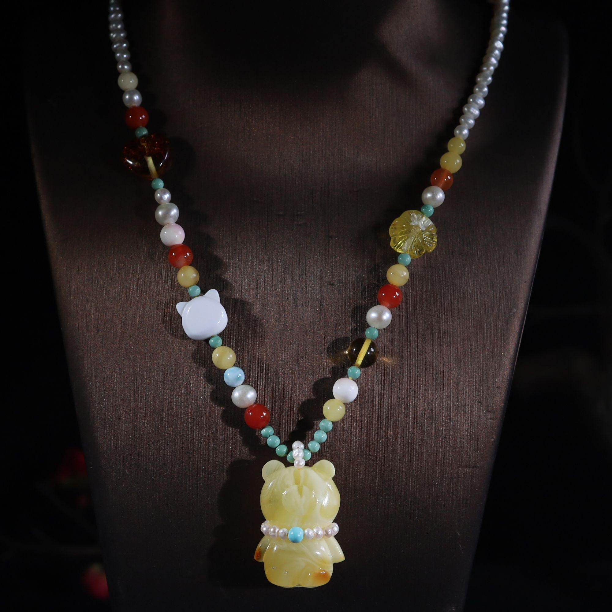 天然俄料金白小熊DIY·设计套装（抖音基地质检发货，带证书）