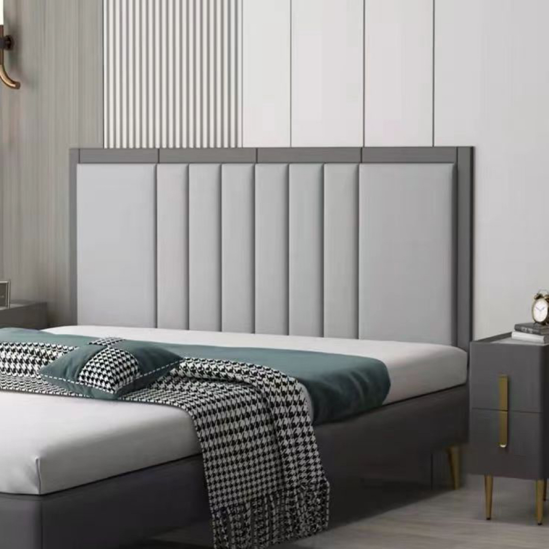 现代简约简易软包床头设计定制