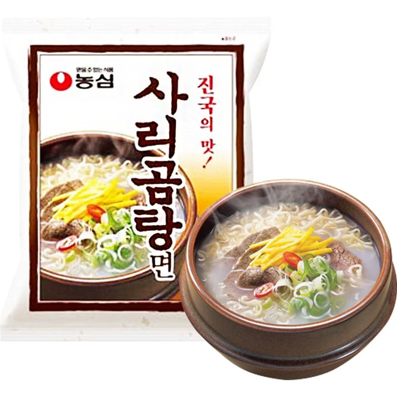 韩国进口农心骨头味汤面不辣韩式方便面