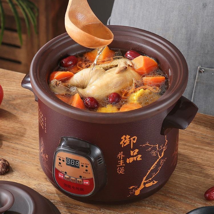 电炖锅电砂锅全自动家用陶瓷紫砂煲汤养生锅煲粥大容量慢炖锅炖锅