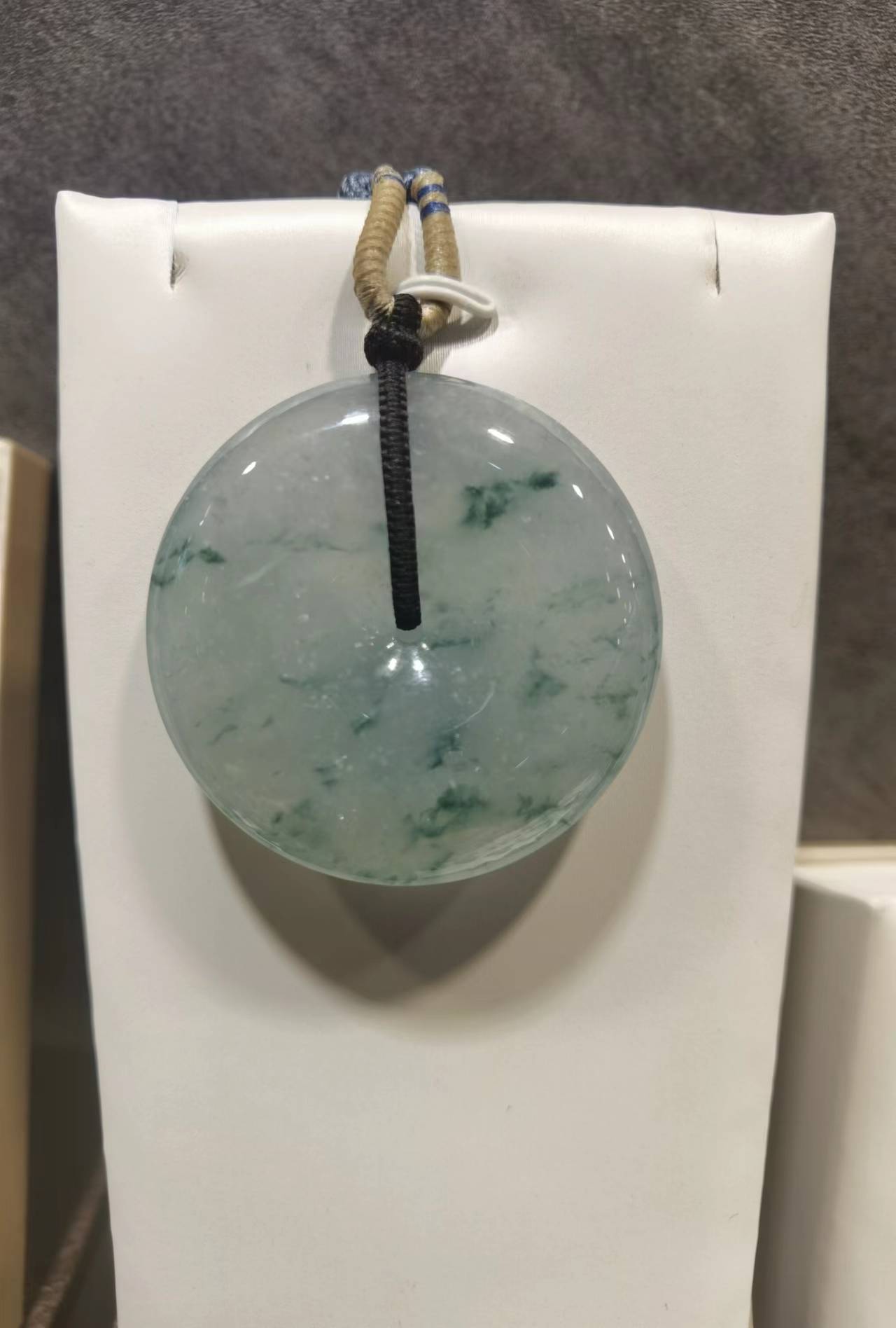 天然缅甸A货翡翠平安扣