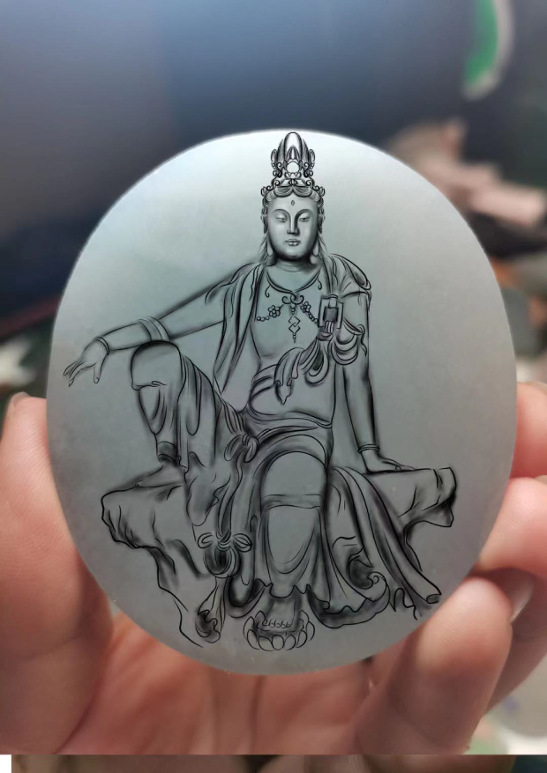 翡翠A货定制人物专用链接（拍前先沟通）