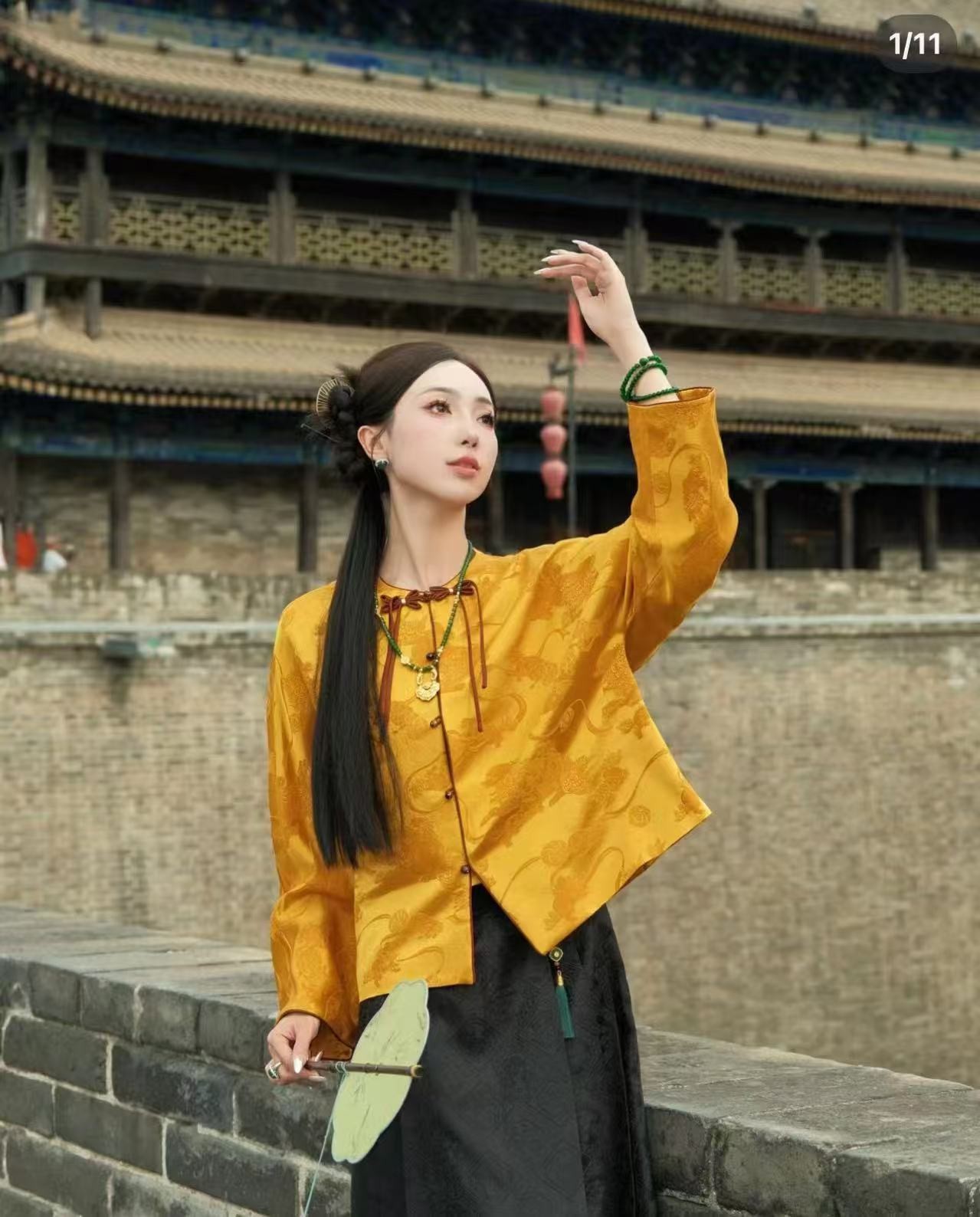 (婷婷精选)深圳南油网红时尚休闲复古双面货连衣裙精选