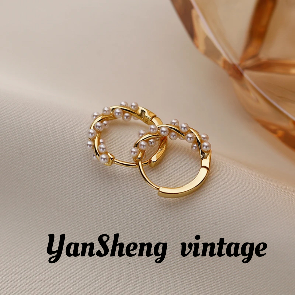 铜合金仿珍珠耳饰 0015《萤火之森》小众百搭时尚耳饰