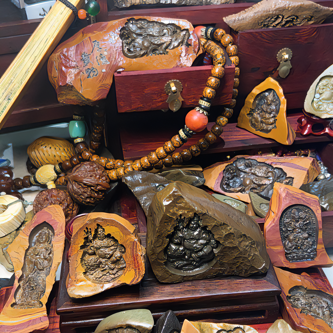 天然原石雕刻居家摆件茶摆件手把件茶道禅意创意精美中式手工日式