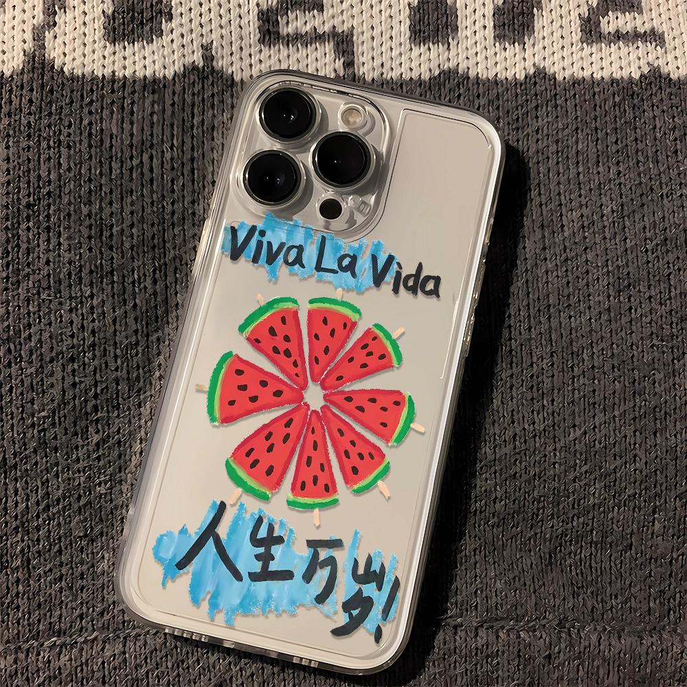 人生万岁涂鸦苹果oppo小米华为iPhone15手机壳14promax太空13软12