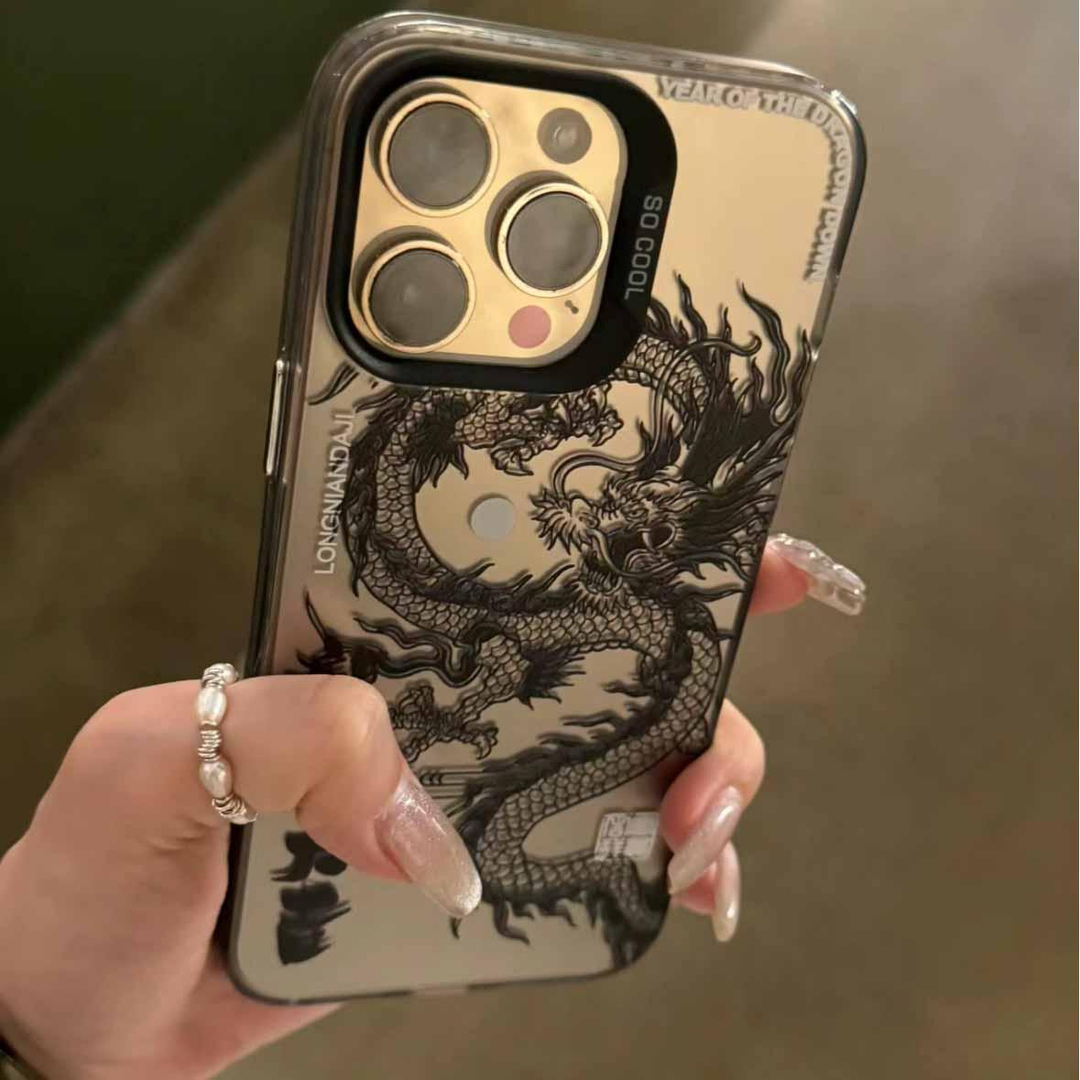 2024龙年苹果15promax手机壳iphone14新年13元气壳华为vivo小米11