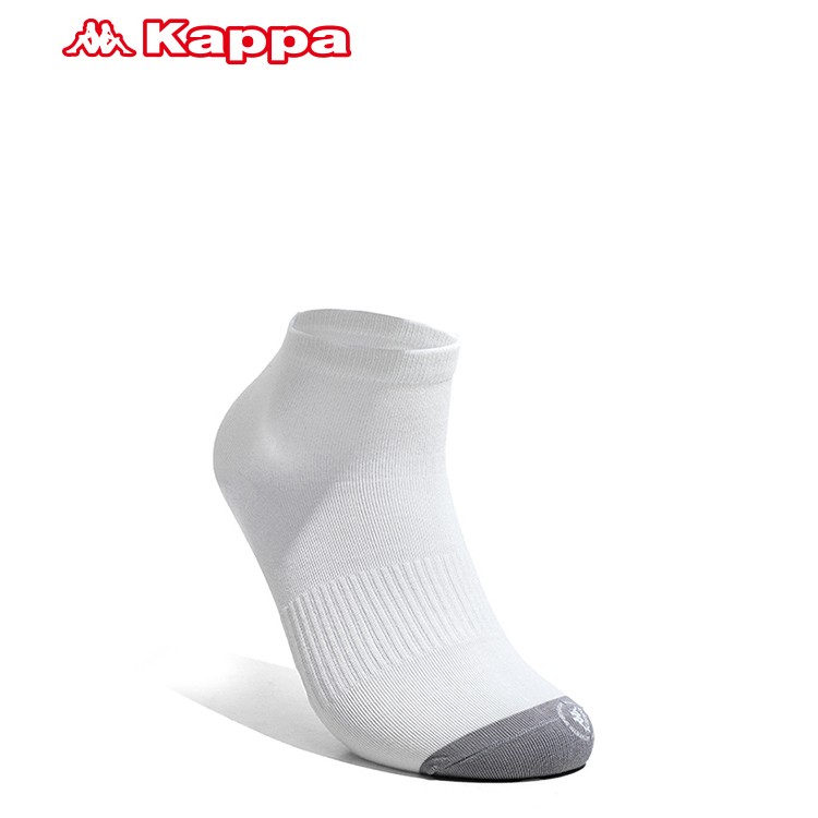 Kappa运动袜子秋季舒适白色休闲袜秋季时尚情侣中筒袜子新