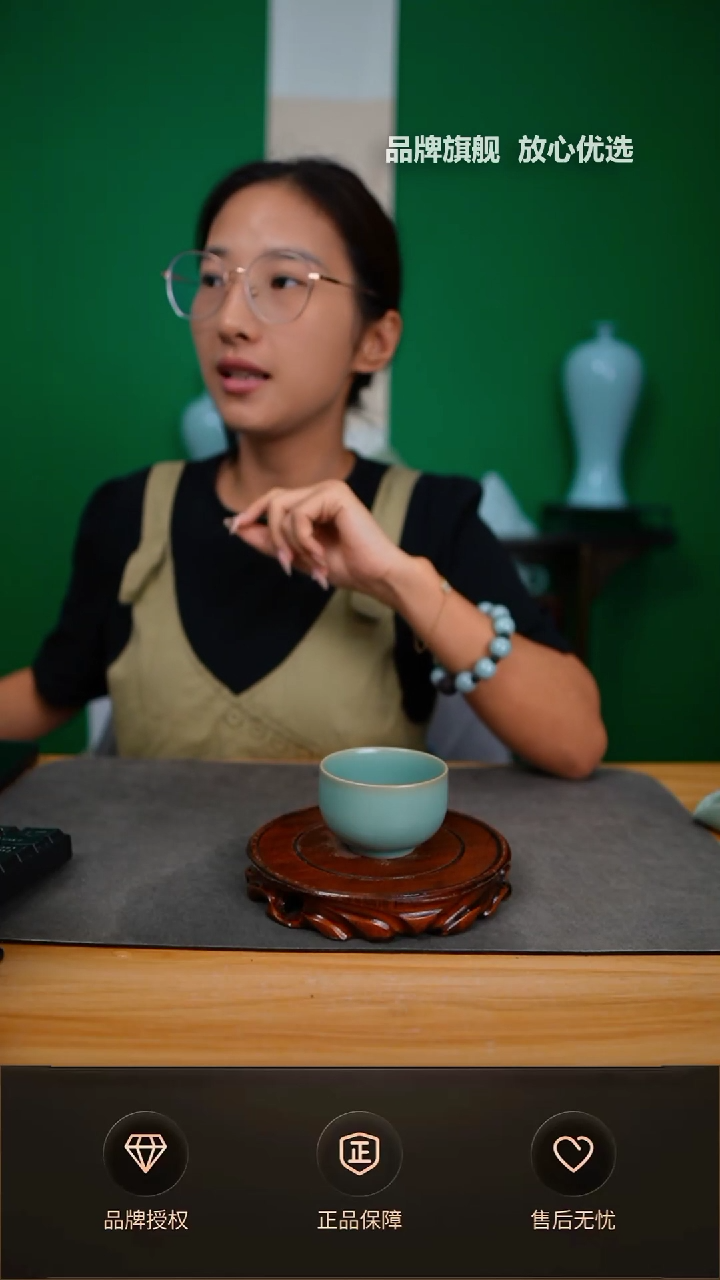 【闪购商品】青杰仿古罗汉杯不完美开片