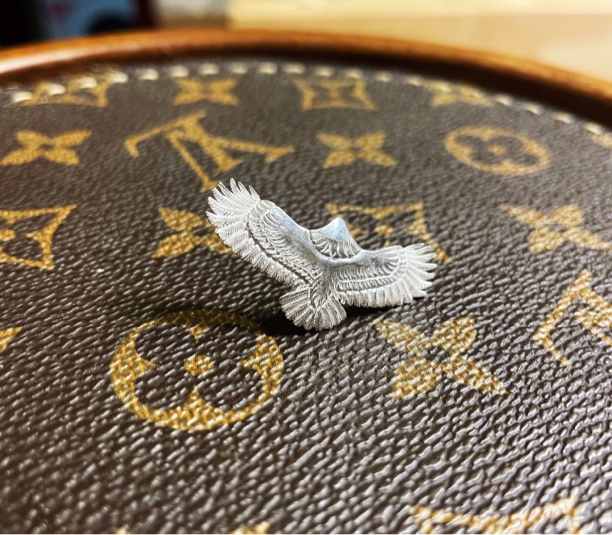 合金耳饰 FAFAN非凡纯手工鹰耳钉单支