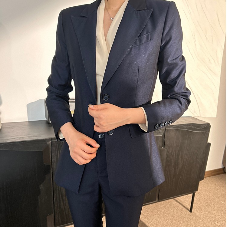 V10-1无马甲 设计感小众职业套装西装女商务正装高级感工作服气质