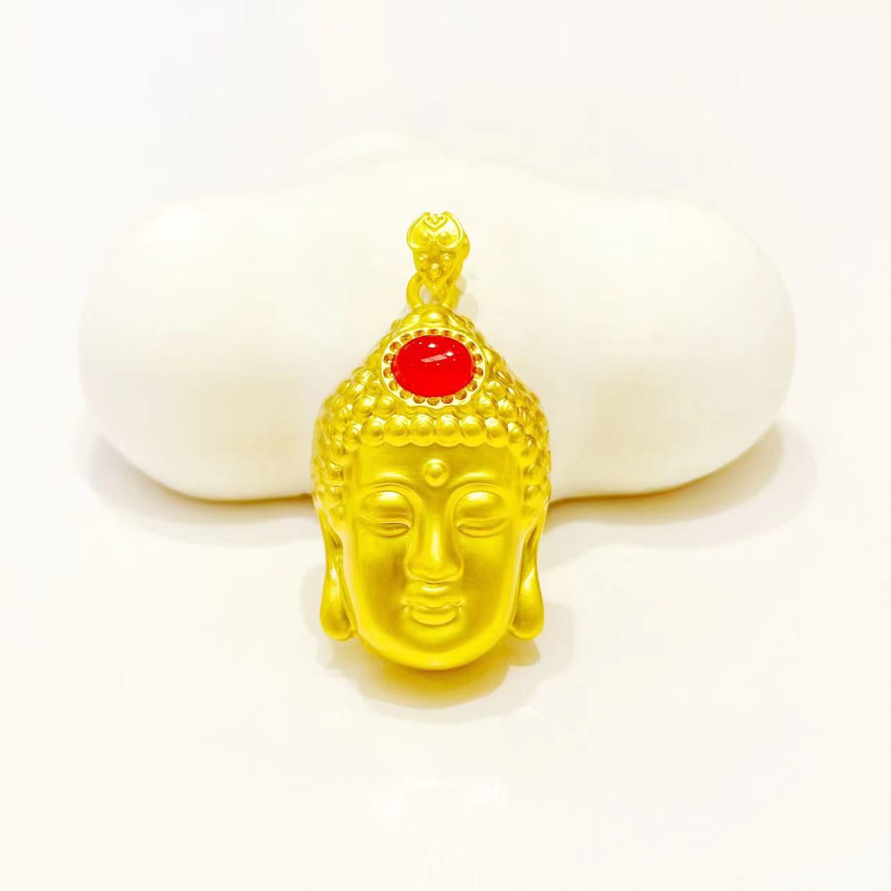 【魏总千万补贴】品牌甄选 平安如来佛头蛋面玉髓吊坠【ZDZ356】