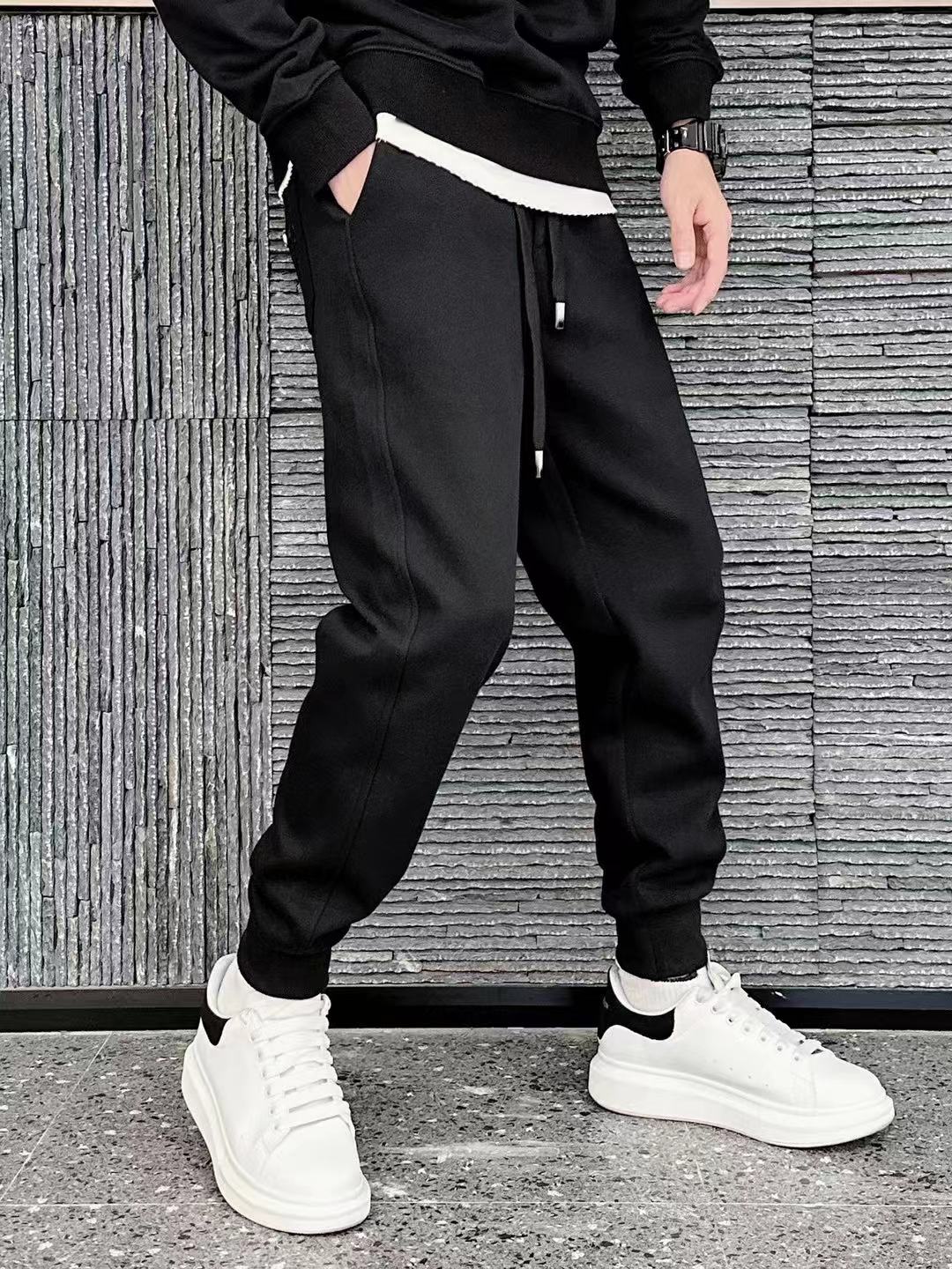 男士百搭个性刺绣印花休闲裤101-200