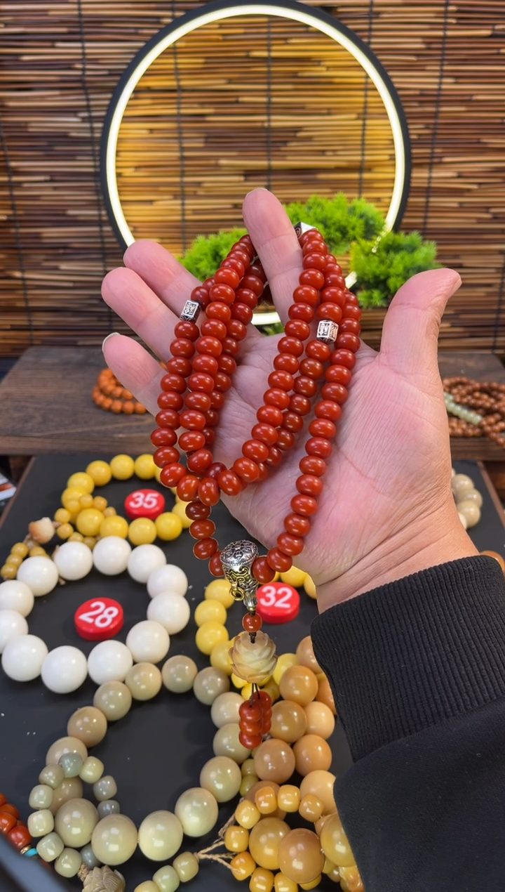 【闪购商品】菩提根/象牙果吊坠红菩提 108