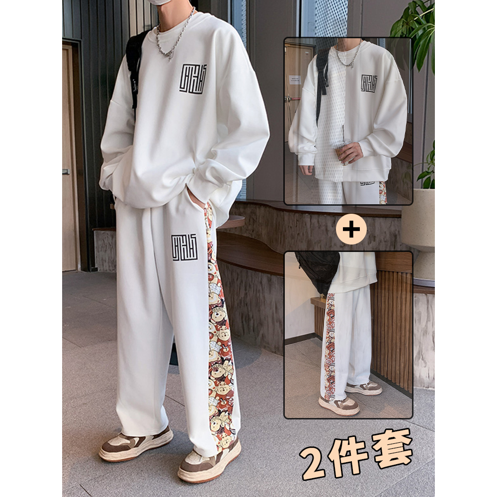 安踏神行卫衣外套男士冬冬季运动休闲套装2023新款韩版痞帅气潮流