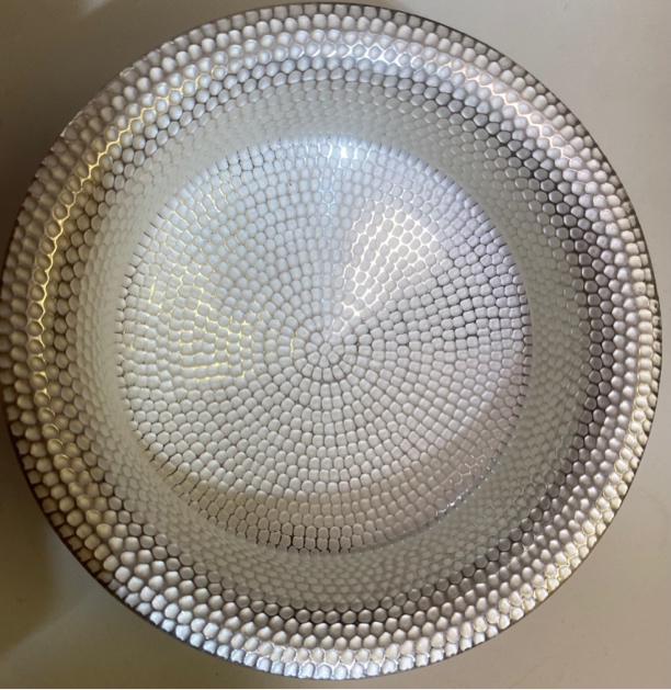 足银银制品 藏式包银碗，足银999，12公分，锤纹款式