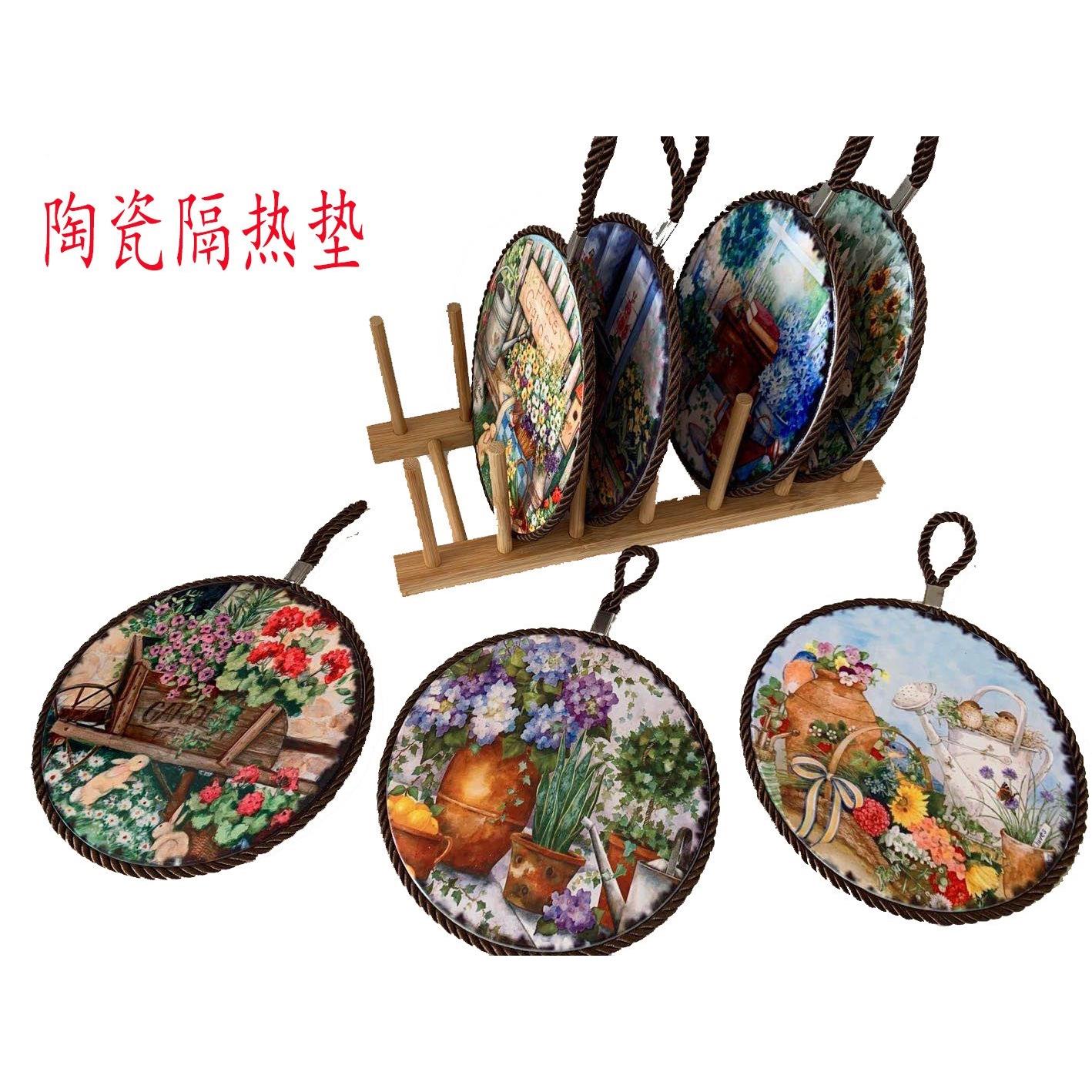 新款陶瓷隔热垫餐桌垫桌垫防烫垫碗垫子耐高温锅垫欧式家用杯垫