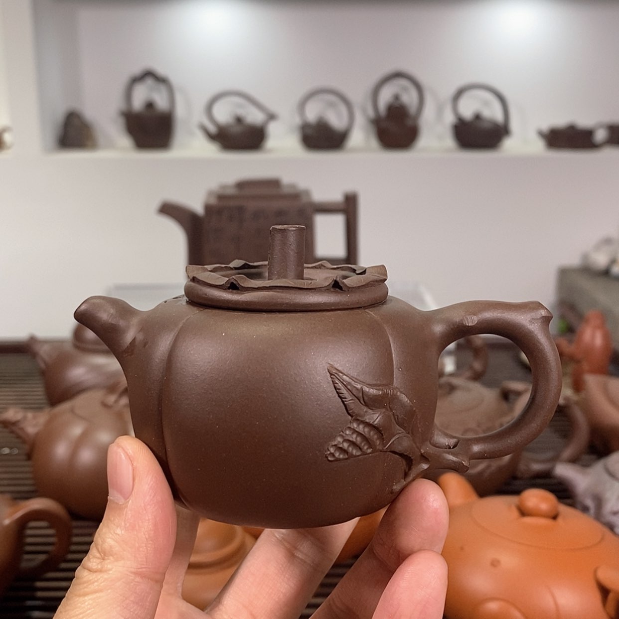【闪购商品】紫砂茶壶?**花