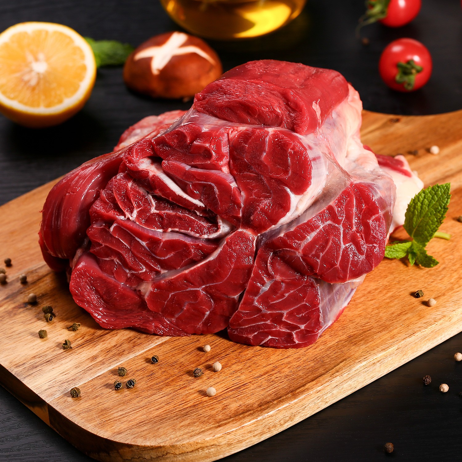 稻谷泉散养排酸牛腱子 农家 黄牛肉 肉质鲜嫩 2000g包邮