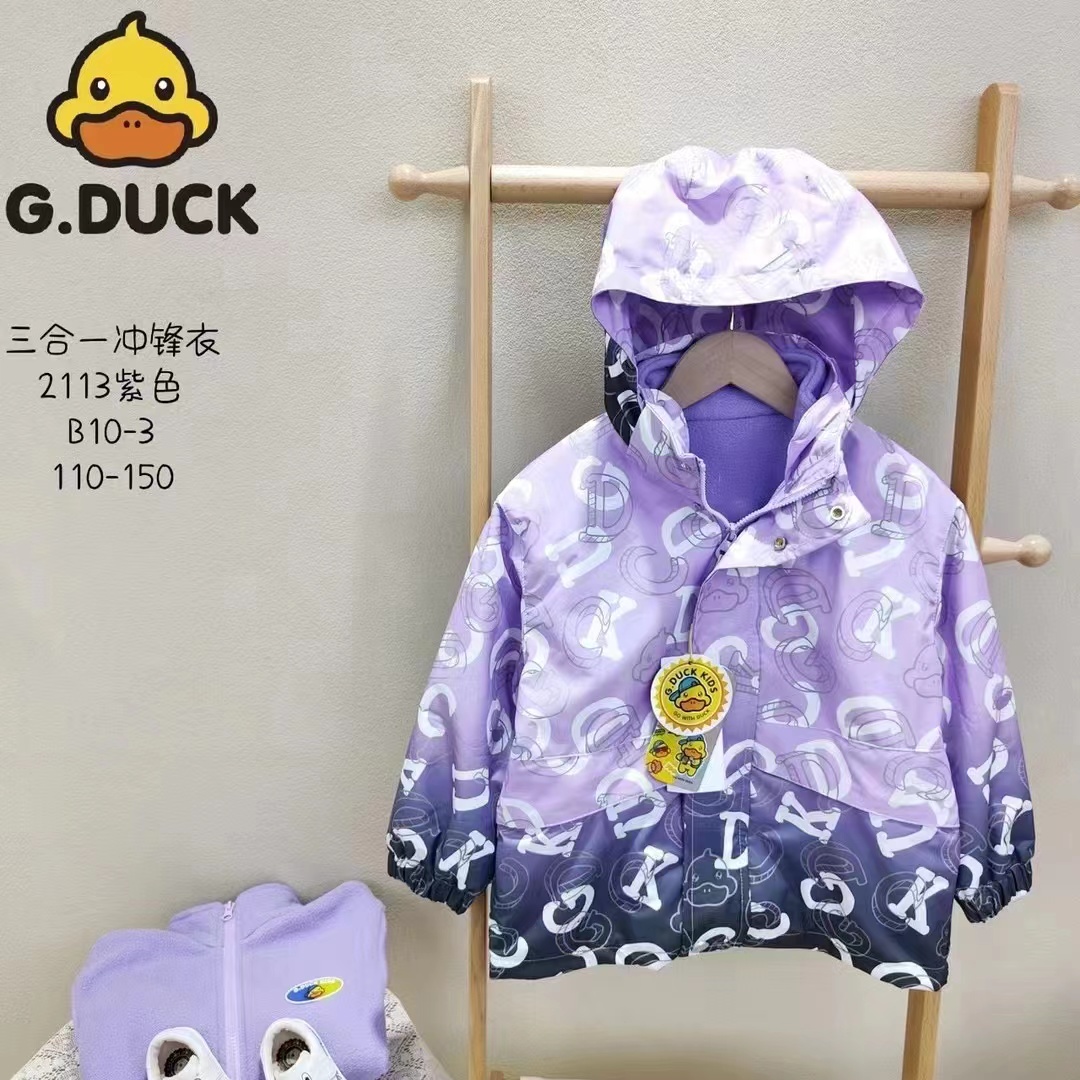 潮牌三合一冲锋衣男女大童小童no退no换