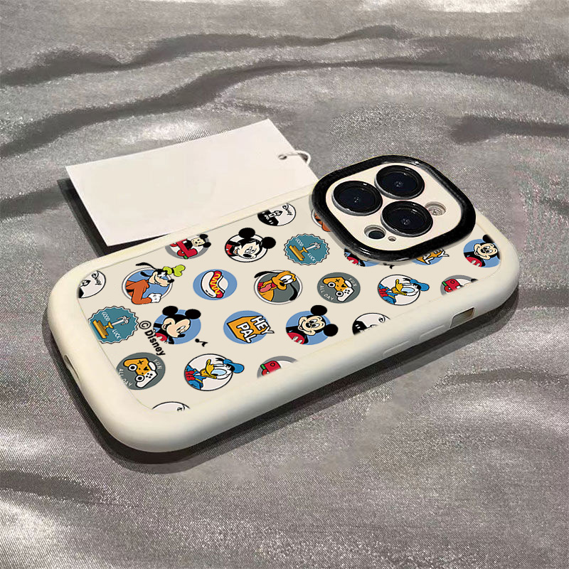 迪士尼壳卡通米奇苹果15promax手机壳14Pro硅胶13pro软壳12全包11