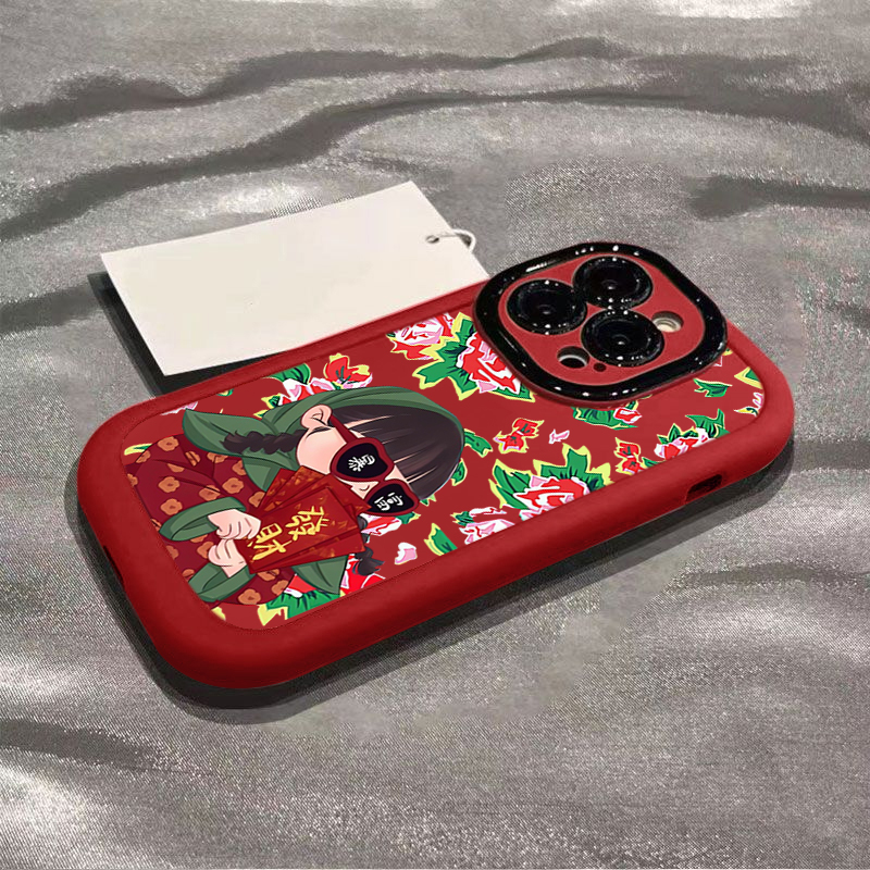 东北大花iPhone15苹果14pro13富婆12大军衣max花棉袄合集11手机壳