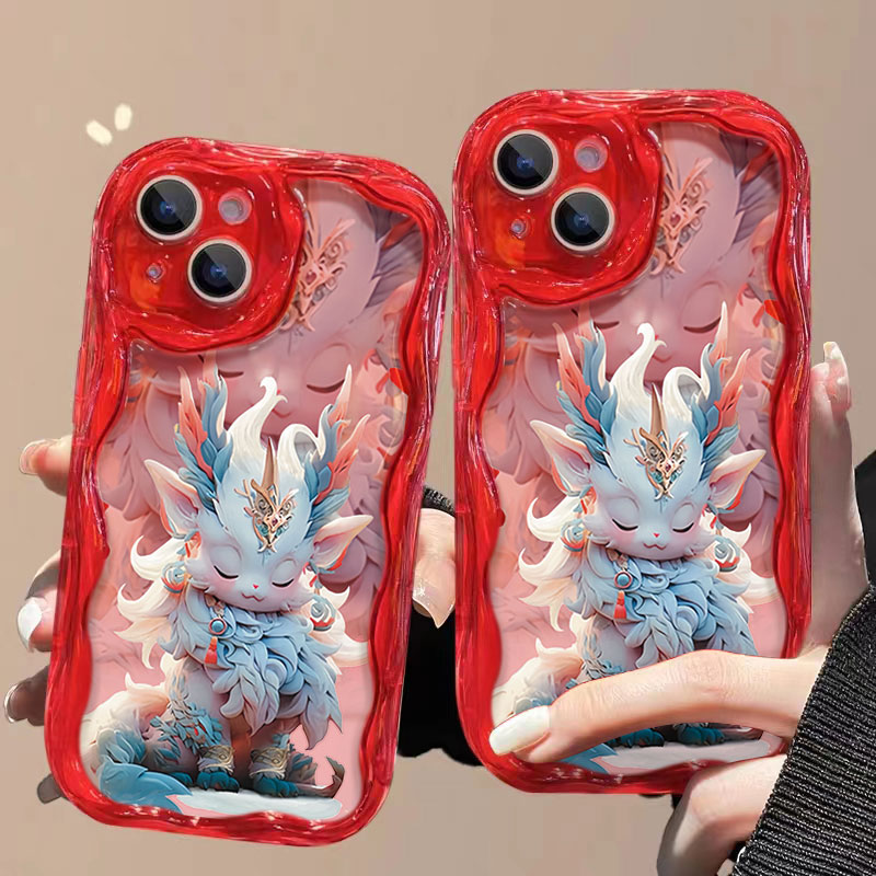 2024可爱龙宝iphone15苹果手机14promax网红奶油软壳13p高级12/11