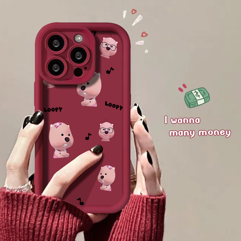 可爱满屏LOOPY苹果15手机壳iPhone14promax硅胶13pro防摔12网红11