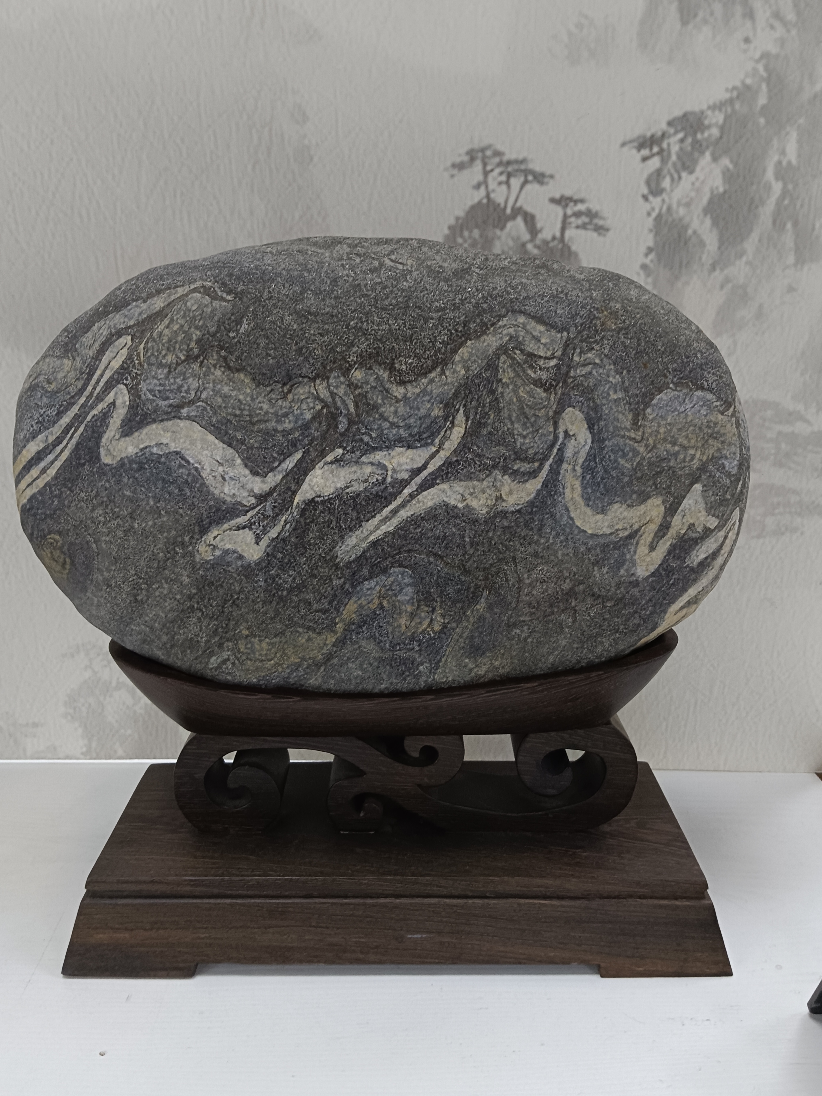 岷江石精品画面《丝绸之路》