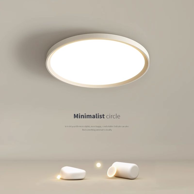 led三防吸顶灯现代简约阳台灯极简超薄圆形家用衣帽间走廊过道灯
