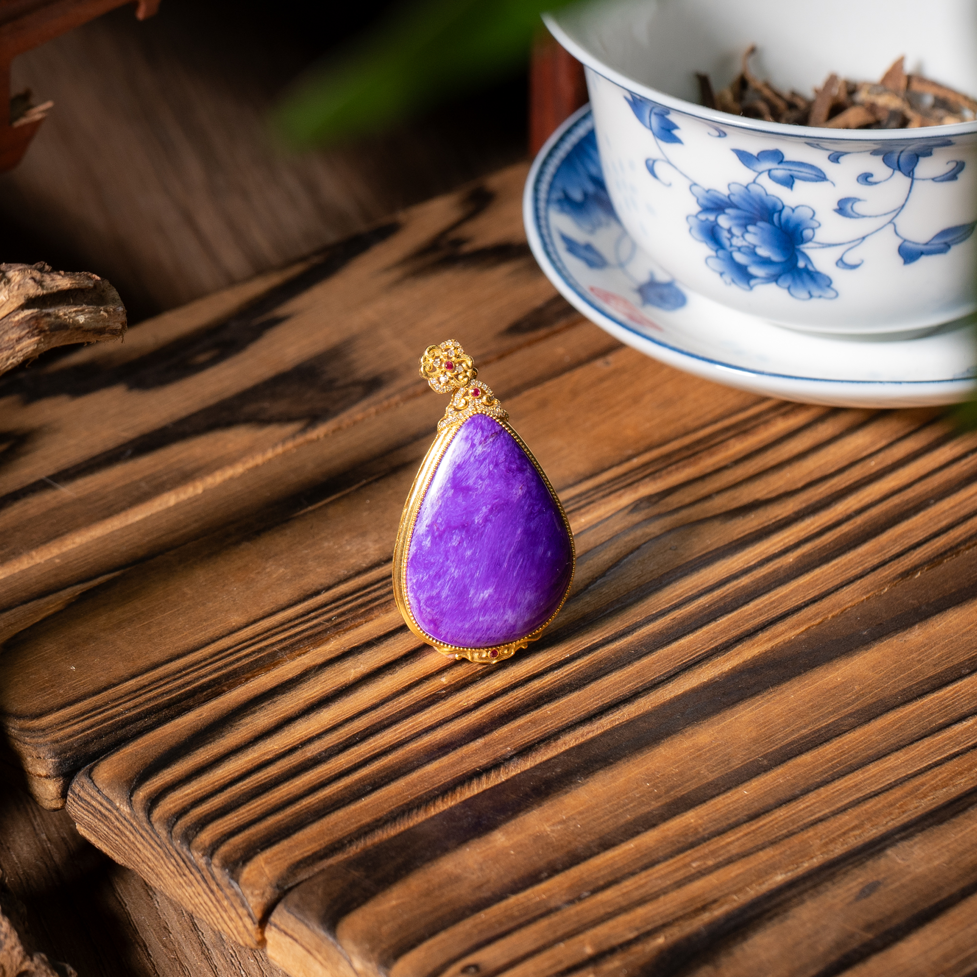 18K金舒俱来吊坠/多样性发/P4801